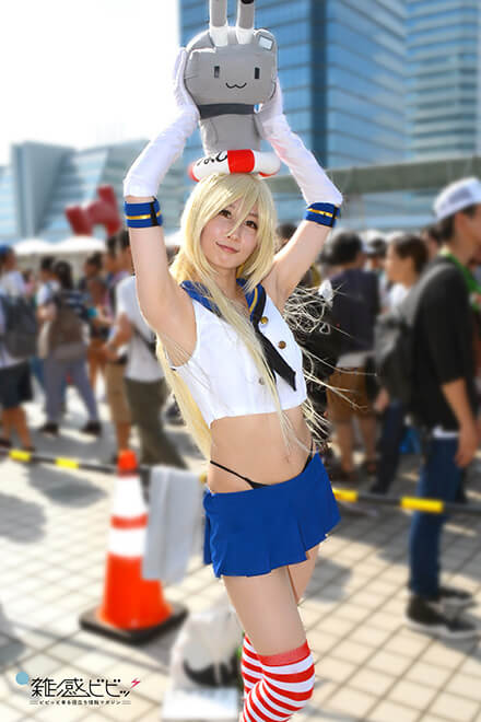 コミケ艦隊これくしょん島風のコスプレ